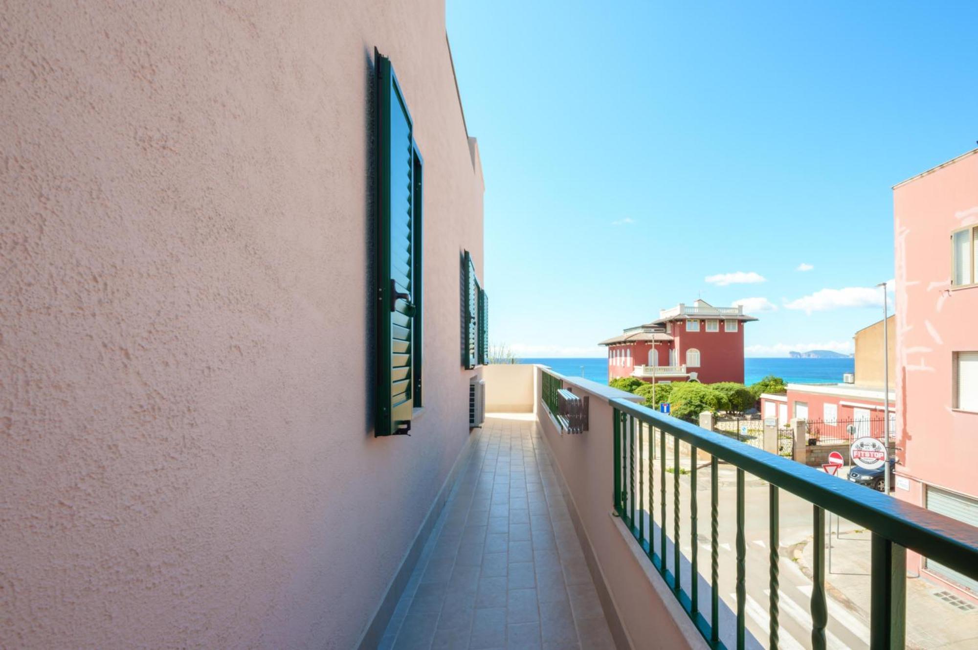 Zona Residenziale, Appartamento Incantevole Vista Mare Via Antonio Gramsci, 18, 07041 Alghero Ss Exteriör bild